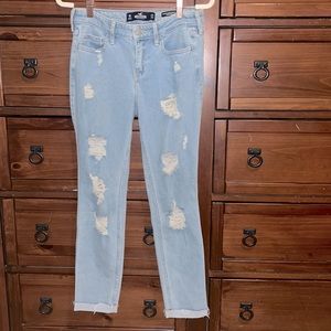 Hollister Low Rise Skinny Crop Jeans